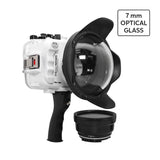 Salted Line UW housing for Sony A6xxx series with pistol grip & 6" Optical Glass Dry dome port (White) / GEN 3