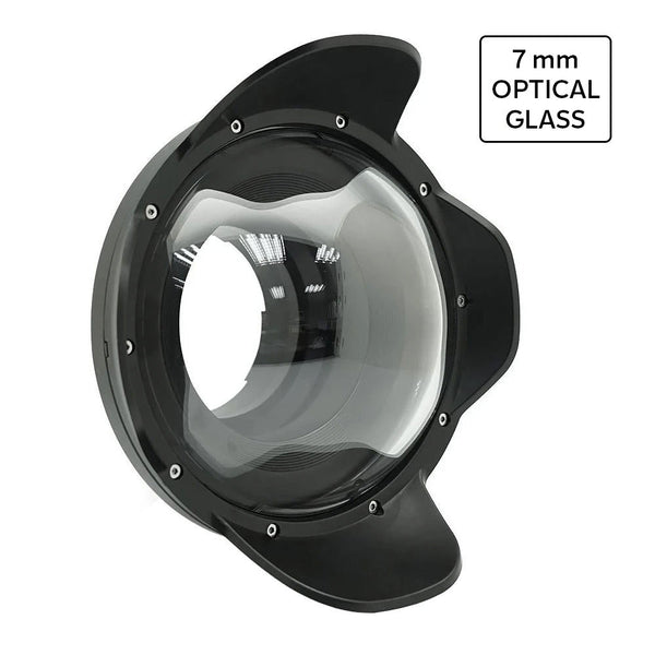 6" Optical Glass Dry Dome Port for A6xxx / RX1xx Salted Line waterproof housings 40M/130FT