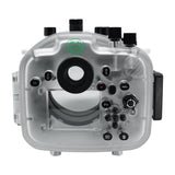 Sony A9 II PRO Series FE16-35mm F2.8 GM II (equipamento de zoom incluído) Kit de caixa de câmera UW com porta Dome de 6" V.10 (sem porta plana). Branco