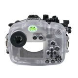 Sea Frogs Sony A7? II/A7CR 40M/130FT Underwater camera housing with 6" optical Glass Flat Long Port for Sigma 24-70 F2.8 DG DN II (zoom gear included)