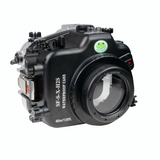 Fujifilm X-H2/X-H2S 40M/130FT Underwater camera housing with glass Flat Short Port. XF 16mm