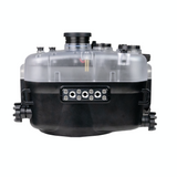 Custodia per fotocamera subacquea Fujifilm X-H2/X-H2S 40M/130FT con porta cupola in vetro ottico da 6". XF 18-55mm