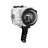 Salted Line waterproof UW housing for Sony A6xxx series with Aluminium Pistol Grip & 4" Dry Dome Port / GEN 3
