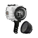 Salted Line waterproof UW housing for Sony A6xxx series with Aluminium Pistol Grip & 4" Dry Dome Port / GEN 3