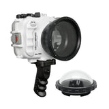 Salted Line waterproof UW housing for Sony A6xxx series with Aluminium Pistol Grip & 4" Dry Dome Port / GEN 3