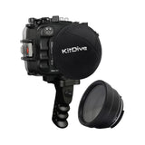 Salted Line waterproof UW housing for Sony A6xxx series with Aluminium Pistol Grip & 4" Dry Dome Port / GEN 3 - black