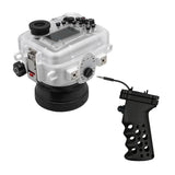 Salted Line waterproof UW housing for Sony A6xxx series with Aluminium Pistol Grip & 4" Dry Dome Port / GEN 3
