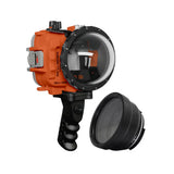 Salted Line Waterproof UW housing for Sony RX1xx series with Aluminium Pistol Grip & 4" Dry Dome Port
