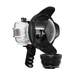 Salted Line Waterproof UW housing for Sony RX1xx series with Aluminium Pistol Grip & 6" Dry Dome Port