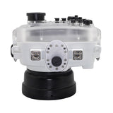 Salted Line UW housing for Sony A6xxx series with pistol grip & 6" Dry dome port - Surfing photography edition (White) / GEN 3