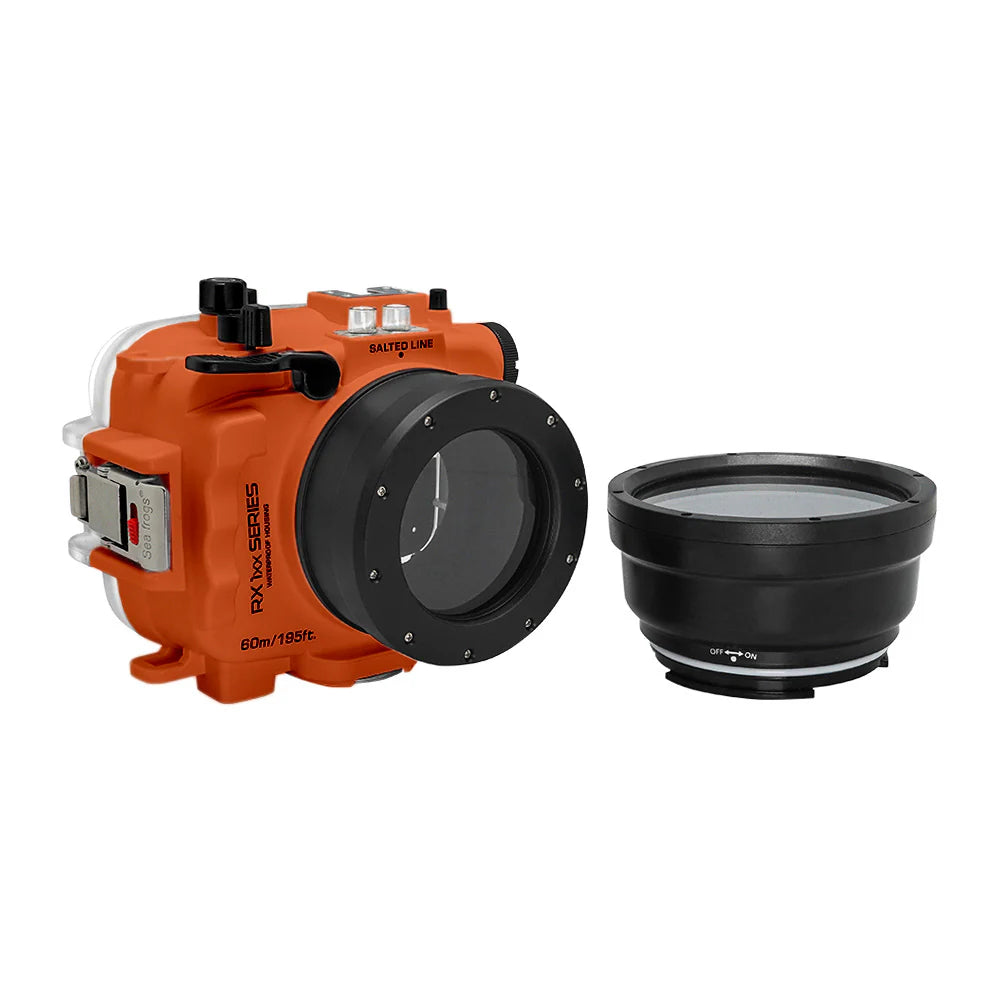 Salted Line underwater housing for Sony RX1xx series with Macro