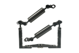 Salted Line Adjustable Full Aluminium tray with arms and clamps bundle