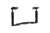Salted Line Adjustable Full Aluminium Tray with two 1" Ball Clamps Bundle.