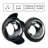 Sea Frogs V1 Dome Ports with 23mm Extension Ring