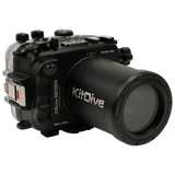 Salted Line Sea Frogs Underwater Camera Housing for Sony A6500/A6400/A6300/A6100/A6000 with 67mm Thread Glass Flat Port