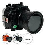 Salted Line Underwater Camera Housing for Sony A7III/A7RIII with 4'' Glass Flat Port