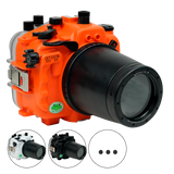 Salted Line Underwater Camera Housing for Sony A7III/A7RIII with 67mm Thread Glass Flat Port