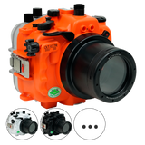 Salted Line Underwater Camera Housing for Sony A7III/A7RIII with 67mm Thread Glass Flat Port