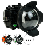 Salted Line Underwater Camera Housing for Sony A7IV with V10 Dome Port