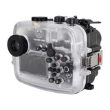 Salted Line underwater housing black rear view Sea Frogs