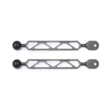 2 x 8"/20.5cm Aluminium one inch ball & YS head arm - A6XXX SALTED LINE