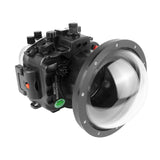 Kit de caixa de câmera Sony A9 II PRO FE12-24mm f4 UW com porta Dome de 6" V.10 Surf (incluindo porta padrão) Anéis de zoom para Sony FE12-24 F4 e FE16-35 F4.Preto