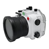 Kit de carcasa para cámara Sony A9 II UW con puerto domo de 6" V.7 (incluido el puerto estándar)