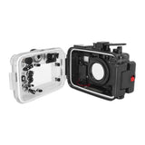 Olympus TG-6 60m/195ft SeaFrogs Underwater Camera Housing (Black) - A6XXX SALTED LINE