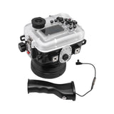 SeaFrogs 60M/195FT Waterproof housing for Sony A6xxx series Salted Line with pistol grip - A6XXX SALTED LINE