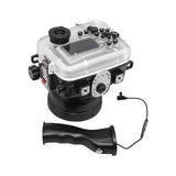SeaFrogs 60M/195FT Waterproof housing for Sony A6xxx series Salted Line with pistol grip - A6XXX SALTED LINE