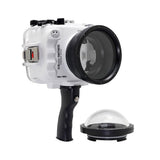 SeaFrogs UW housing for Sony A6xxx series Salted Line with pistol grip & 4" Dry Dome Port (White) - A6XXX SALTED LINE