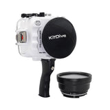 SeaFrogs UW housing for Sony A6xxx series Salted Line with pistol grip & 4" Dry Dome Port (White) - A6XXX SALTED LINE