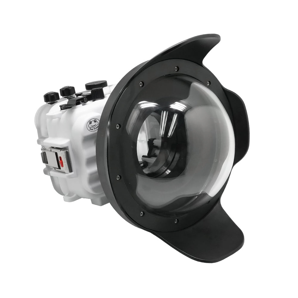 Dome Port Sony A6400 Water Housing Seafrogs Salted Line Underwater