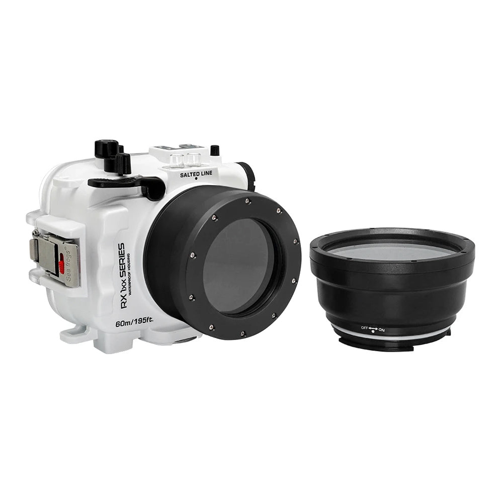 Salted Line underwater housing for Sony RX1xx series with Macro
