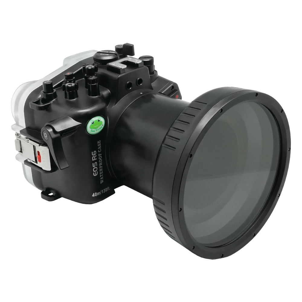 Seafrogs [40M/130FT] Underwater Housing for Sony Alpha FX3 ILME-FX3, Waterproof Case Scuba Diving Housing for Sony FX3 with Sony FE 28-70mm F3.5-5.6, Seafrogs 40M⁄130FT Underwater Camera Housing Waterproof Case For