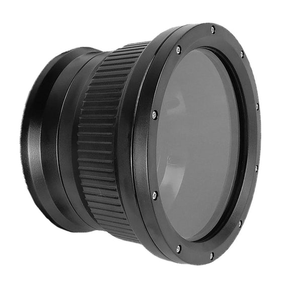 SeaFrogs 4" Optical Glass Flat Port Sigma 18-50mm F2.8 DC DN (zoom gear included)