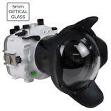 Sony A7S III FE16-35mm F2.8 GM (Zoomausrüstung im Lieferumfang enthalten) UW-Kameragehäuse-Kit mit 6-Zoll-Glaskuppelanschluss V.2 (ohne Standardanschluss).Weiß