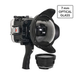 Salted Line UW housing for Sony A6xxx series with pistol grip & 6" Optical Glass Dry dome port (Black) / GEN 3