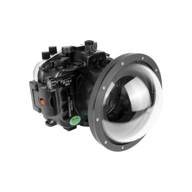 Kit de carcasa para cámara UW Sony A7 III / A7R III PRO V.3 Series con puerto domo de 6" V.7 (incluido el puerto estándar)