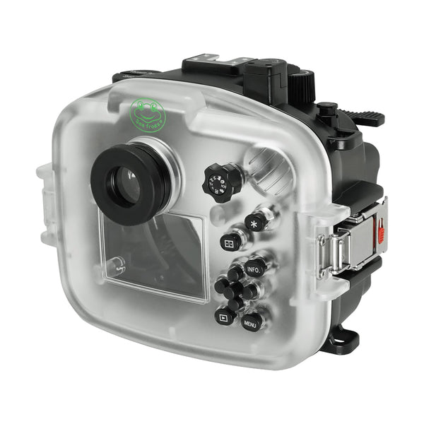 Sea Frogs Canon EOS M50 / M50 II / EOS Kiss M 40 m/130 piedi Custodia per fotocamera subacquea solo corpo