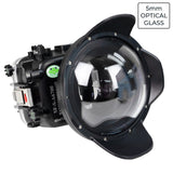 Sony A6700 Sea Frogs 40M/130FT Waterproof housing with Glass 6" Dome Port V.1 for E10-18mm lens (zoom gear included)