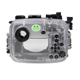 Sea Frogs Sony A6700 40M/130FT Waterproof camera housing with 4" Flat Long Port for 18-105mm lens (zoom gear included)