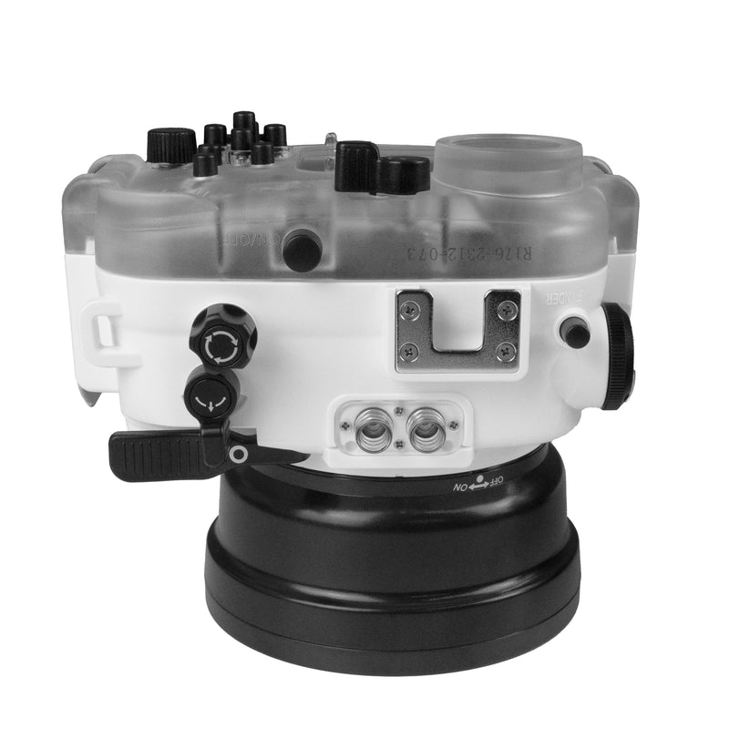 Salted Line Waterproof UW housing for Sony RX1xx series with Aluminium Pistol Grip & 6" Dry Dome Port