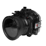 Kit de boîtier de caméra Sony A7S III FE 12-24 mm F4 G UW avec port dôme 6" (y compris le port standard) Bagues de zoom pour FE 12-24 mm F4 et FE 16-35 mm F4 incluses. Noir