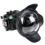 Sea Frogs Sony A7C II/A7CR 40M/130FT Waterproof housing with 6" Dome port V.10 (FE16-35 F4 Zoom gear included).