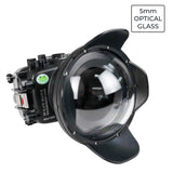 Sea Frogs Sony A7C II/A7CR 40M/130FT Waterproof housing with 6" optical Glass Dome port V.7 (FE28-60mm Zoom gear included).