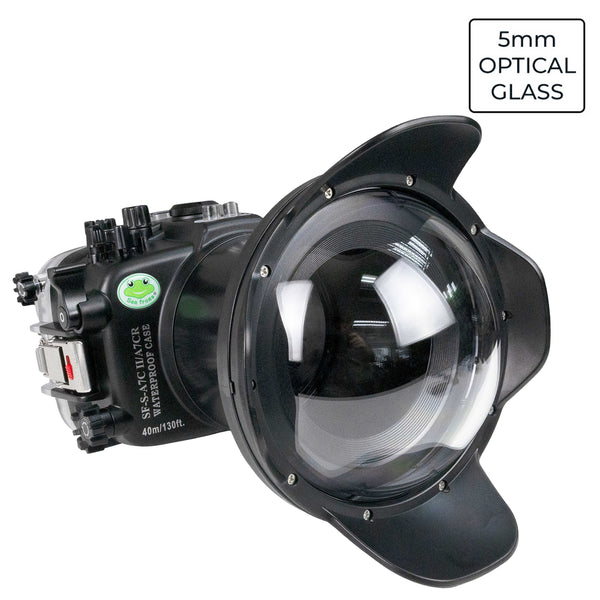 Sea Frogs Sony A7С II/A7CR FE16-35mm F2.8 GM (zoom gear included) UW camera housing kit with 6" optical Glass Dome port V.2