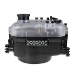 Sea Frogs Sony A7? II/A7CR 40M/130FT Underwater camera housing with 6" optical Glass Flat Long Port for Sigma 24-70 F2.8 DG DN II (zoom gear included)
