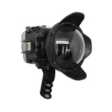 Salted Line UW housing for Sony A6xxx series with Aluminium Pistol Grip & 6" Dry dome port (Black) / GEN 3
