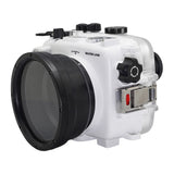 Salted Line UW housing for Sony A6xxx series with Aluminium Pistol Grip & 6" Optical Glass Dry dome port (White) / GEN 3